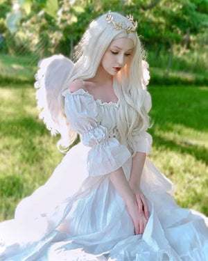 Mixed Green Wig Synthetic Lace Front Olive Green Wig Long Body Wavy Heat Resistant Fiber Long Wig Cosplay ¡¦ (60#)