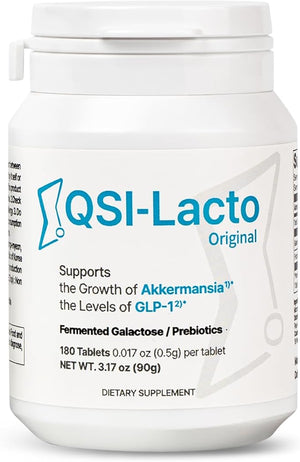 QSI-Lacto Original 1 Pack Natural GLP-1 Appetite Suppressant for Weight Loss Akkermansia Prebiotics Third-Party Tested 90 Servings