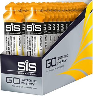 SIS Isotonic Energy Gels 22g Fast Acting Carbohydrates Performance &amp Endurance Sport Nutrition for Athletes Energy Gels for Running Cycling Triathlon Pineapple - 2 oz - 30 Pack