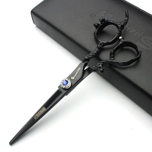 Hairdresser professional 6 inch high end JP 440C hairdressing scissors set hairstyle tools hair scissors set (scissors set)
