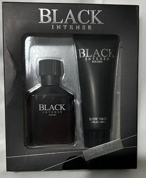 Black Intense for Men Gift Set of 2 pieces Cologne Eau De Toilette 1.7 fl oz After Shave 2.8 fl oz