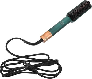 Dual Voltage Hair Straightener Portable Cordless Wet to Dry Styling Tool for Women Hair Straightening Brush Brush Black