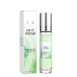 Rural Floral Fragrance Refreshing Green Roll-On Perfume - Delicate And Elegant Scent Long-Lasting Portable Fragrance For All-Day Freshness(3PCS)