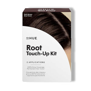 dpHUE Root Touch-Up Kit, Dark Brown - Permanent Hair Color for Gray Coverage - Includes Two Applications - Paraben, SLS &amp; SLES Sulfate Free - Leaping Bunny Certified