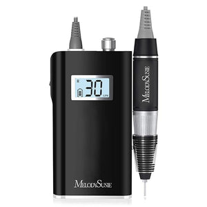 MelodySusie Entry-Level Clip-On Cordless Nail Drill SC320H 30000RPM Popular Classic E-File with LCD Display for Manicure Shaping &amp Gel Removal Perfect for Training Nail Art Practice &amp Home