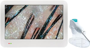 Skin Scalp Detector - 12 Inch Hair Skin Analyzer Multi?Functional Hair Follicle Skin Tester with 50X 200X Lens for Hair Salon Beauty SalonStandard Model