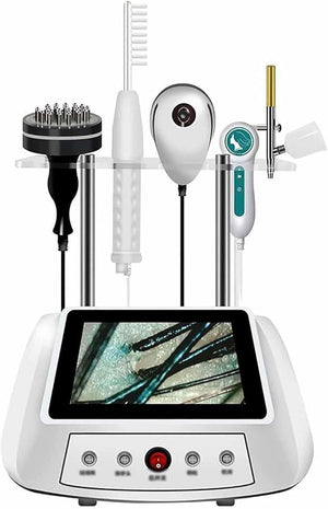 5-in-1 Hair Analyzer &amp; Scalp Diagnostic Tool - Hair Loss Detector, Follicle Analysis Machine for Scalp Health - Ideal for Home &amp; Salon Use