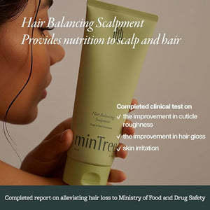 MINTREE Hair &amp Scalp Treatment 200ml / 6.7 fl oz / Hair Mask / Scalp Soothing / Alleviate Hair Loss / Paraben Cruelty &amp Silicone oil free