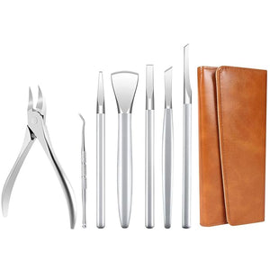 Ingrown Toenail Removal Kit Pedicure Tools for Feet Professional Knife Set Stainless Steel Ingrown Toenail Treatment Calloused Feet Remover Tool (7 Pcs Set)