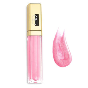 Gerard Cosmetics Color Your Smile Lip Gloss Pink Frosting, Super Pigmented Pink Glitter Lip Gloss with LED Light and Mirror, Shiny Finish, Hydrating Liquid Lip Color