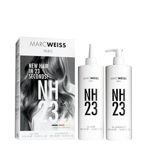 Marc Weiss NH23 Repair Kit | IQ Shampoo &amp IQ Care (16.9 fl oz Each) | Advanced Hair Repair System | Restores Strength Shine &amp Smoothness | For All Hair Types