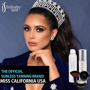 Glow on the Go | Quick drying non-sticky Self Tanner Bronze Spray Sunless Tanning and Antiaging Skin Care Spray for all Skin Tones | Natural Ingredients Streak Free | 6 fl oz