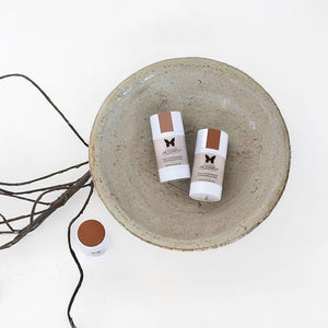 Enchanted Butterfly Tinted Antiperspirant Deodorant Stick- Dark Tone for Woman Matches Dark Skin Tone For a Natural Look Fresh Scent For all Day Protection 2.5oz 1 count Original