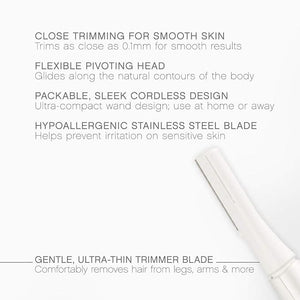 Panasonic Full Body Hair Removal for Women Portable Sleek Design Gentle for Bikini Underarm Legs Areas Pink 1 Count (Pack of 1)