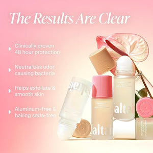 Saltair Serum Deodorant Signature Scents 2 Pack. 5% AHA Formula. Lactic Acid and Mandelic Acid Deodorant. Aluminum Free Odor Control for Women and Men. Travel Essentials 2x 1.7oz Roll On