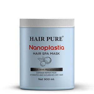 Hair Pure Nanoplastia Hair SPA Mask | Deep Nourishment &amp Smoothing Treatment | Professional-Grade Hydration Frizz Control and Hair Repair for All Hair Types | Restores Shine &amp Healthy Hair
