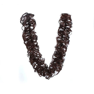 SONGCHAO Fake Hair Bun Messy Bun Ponytail Hair Extensions 80cm Long with Elastic Rubber Band Synthetic Fluffy Wrap Wig Women Hair Bun Hair Accessories (Color : M2-33)