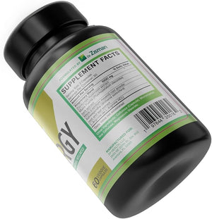 Dr. Zisman ZINERGY Natural Energy &amp Vitality Support ? All-Natural Formula for Men and Women ? Enhances Energy Levels &amp Hormonal Balance ? 60 Premium Capsules
