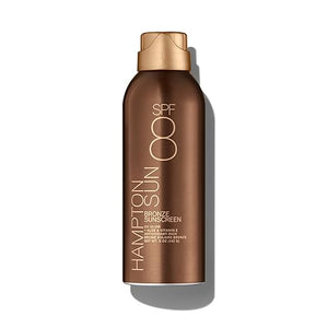 Hampton Sun SPF 8 Bronze Continuous Mist Sunscreen | Sunbathing Enhancer | Touch of Warm Bronze for an Instant Radiant Glow | Antioxidant-Rich Moisture with Vitamin E + Aloe Vera | Oil-Free