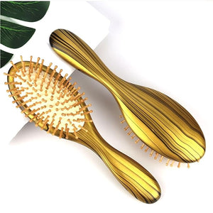 NALoRa Women Hair Combs Massage Hairbrush Scalp Massagers Wood Hair Brushes Air Cushion Hair Combs Hair Care Massage Tools 8.5Inch