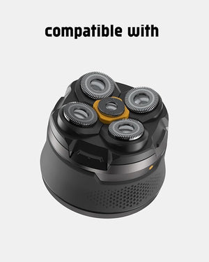 Microtouch Replacement Heads for Microtouch Titanium Head Shaver 3PCS MTTTBHS Head Shaver Blades 3 Cleaning Brush