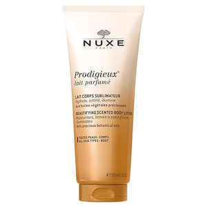 NUXE Prodigieux Beautifying Scented Body Lotion Satin Finish Moisturizer with Coconut Argan and Almond Oils 6.7 Fl Oz