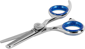 Professional 4.5-Inch Thinning Shears - Small Dog Grooming Scissors for Dogs' Faces and Eyes - Sharp &amp Durable - Ideal for Tight Spaces and Detailed Grooming - Pet and Cat Grooming Supplies