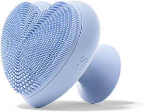 Heart Face Clean Pro? Electric Facial Cleansing Brush - Silicone Facial Scrubber for Acne - IPX7 Waterproof Rechargeable Exfoliator with Slip-Free Grip &amp 3 Speed Settings - Phthalate-Free - Arcti