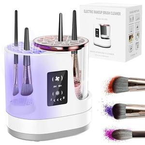 Makeup Brush Cleaner 3-in-1 Electric Makeup Brush Cleaner and Dryer Washing and Quick Drying Fits All Sizes of Makeup Brushes and Sponges Portable Beauty Care Tool Gift makeup tool