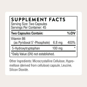 THORNE - 5-Hydroxytryptophan (5-HTP) - Serotonin Support for Sleep and Stress Management* - 90 Capsules