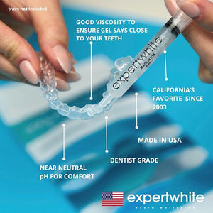 22% Pro Teeth Whitening Gel Refills Carbamide Peroxide Professional Dental-Grade for Trays - Made in USA. Per?xido de carbamida whitening Gel Retainer whitening Gel