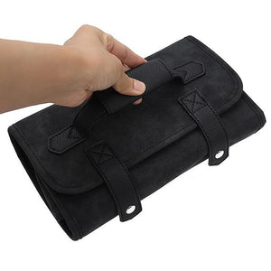 Hair Stylist Scissors Case Large Lightweight Professional Pouch Barber Tool Storage Bag for Clippers Hair Cutting Tools Black