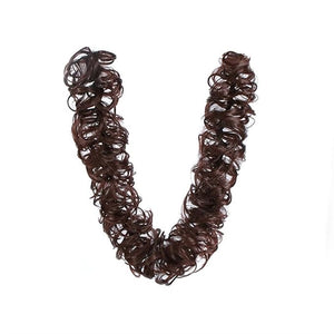 Hair Accessories Messy Bun Ponytail Hair Extensions 80cm Long with Elastic Rubber Band Synthetic Fluffy Wrap Wig Women Hair Bun Hair Pieces For Women(#33)