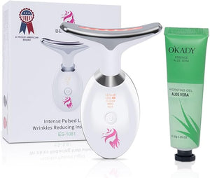 Red Light Therapy for Face, Facial Massager, Skin Tightening &amp; Anti-Aging Face Lift Device, True Beauty Glow Facial Massager, 7-in-1 LED Facial Sculptor