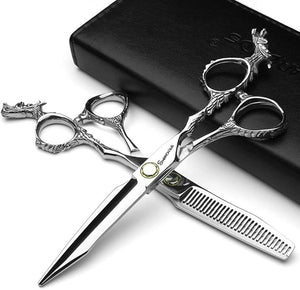 6/7/8/9 inch Professional Hair Cutting Thinning Scissors Barber Shears Hairdressing Salon Set (6-inch 2pc)