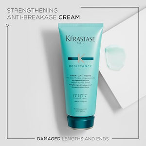 KERASTASE Resistance Ciment Anti-Usure Treatment - Restorative Anti-Breakage Cream Strengthens Weak Brittle Damaged Hair Softens and Enhances Shine