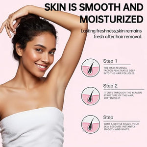 Hair Removal Cream No Shave Hair Remover for Women Fast and Gentle Moisturizes and Nurtures Skin Leaves Skin Smooth &amp Soft 5.29 oz (2)