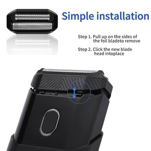 Replacement Foil Blade Compatible with MANSCAPED The HandymanFoil Blades for Portable Men¡¯s Travel Facial Hair Groomer(2Pack£©