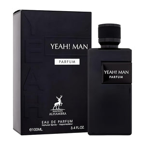 Maison Alhambra Yeah! Man Parfum for Men Eau de Parfum Spray 3.4 Ounce / 100 ml
