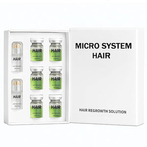 Hair Regrowth System ? Advanced Hair Growth Treatment with Ginseng Eclipta Prostrata Peppermint Oil &amp Ginger Root Thickening Serum for Men &amp Women (1)