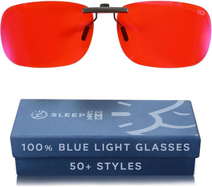 100% Blue Light Blocking Glasses - Women + Men - Better Sleep - Anti Eye Strain Protection - Computer Screens Gaming