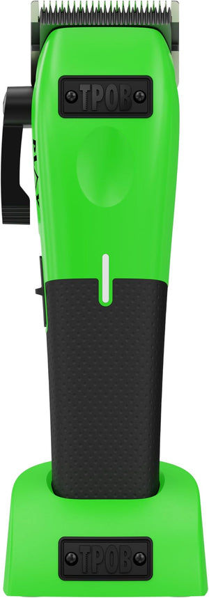 TPOB Play Barber Hair Clippers for Men 7500 RPM with Rubber Grips (Green)