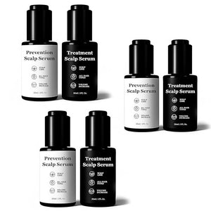 Dual-Action Hair &amp; Scalp Serum Bundle Leave-In Repair for Thinning, Dry or Damaged Hair; Strengthens Roots, Soothes Scalp, Smooths Frizz &amp; Split Ends; Sulfate-Free, Vegan, 2¡¿30 ml (3 Set)