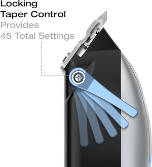 MAN Custom Cut 18p Haircut Kit -complete Haircutting Kit For Cuts Styles At Home! The Stainless Steel Clipper Blade &amp; 8 Comb Attachments Provide Barbershop Precision &amp; Safety In Comfort Of You