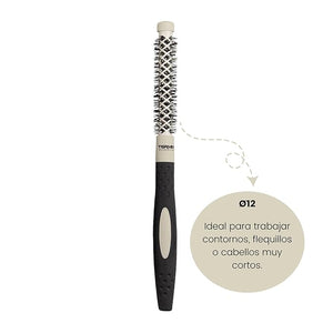 Termix Evolution Soft ? 12 mm-Hairbrush for thin hair with ionized bristles specially for thin and delicate hair.