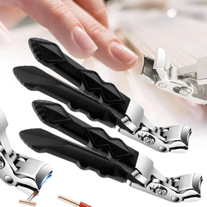 Long Handle Pro Toenail Clippers 2025 New Nail Clippers for Seniors Nail Clippers for Thick Toenails Wide Jaw Opening Toe Nail Cutter Curved Toenail Clippers for Senior Men Women (2PCS)