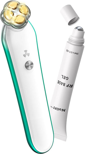 RF Eye Device | 2 in 1 Professional Eye Skin Care Pencil | Under Eye Bags Treatment | Eye Bags | Eye Puffiness | Fine Line | Wrinkle Reducing | RF Radio Frequency Anti Aging Device(with Gel)