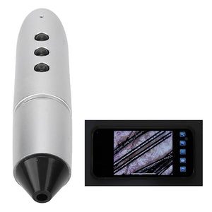 100X Scalp Health Skin Analyzer, 1MP Digital Microscope for Smart Analysis, Professional Beauty Tool for Home Salon Use, Scalp Detector