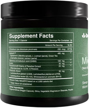 MidnightSlim¢â | Advanced Nighttime Weight Management | Maximum Strength Metabolism Support, Digestive Health, Peaceful Sleep | Premium Probiotic Complex | 30 Capsules