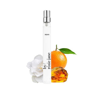 By Rosie Jane Eau De Parfum Travel Spray (Remi) - Clean Travel Perfume for Women - Enriched with Notes of Mandarin Cardamom &amp White Amber - Vegan Paraben Sulfate &amp Phthalate Free (10 ml)